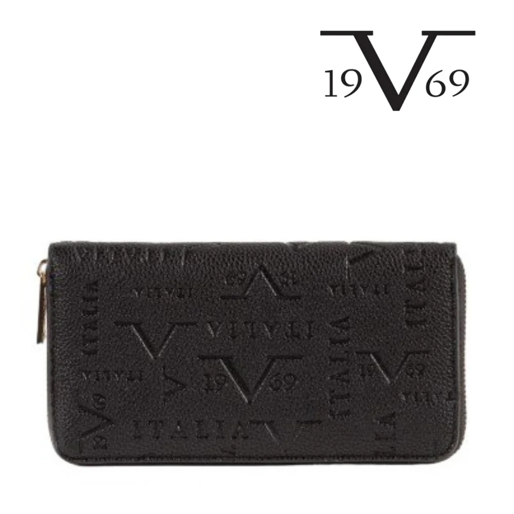 ITALIA BY VERSACE 1969- Candela Wallet - Black/Silver - Picture 1 of 3